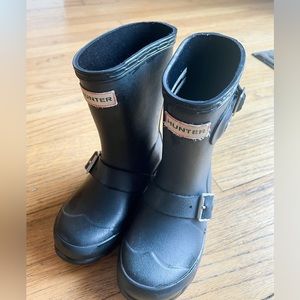 Toddler girls hunter boots size 8 (uk sz 7)